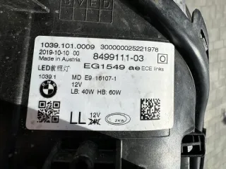 8499111-03 10391010009 Фара левая BMW 5 G30/G31 Арт e11757461, вид 4