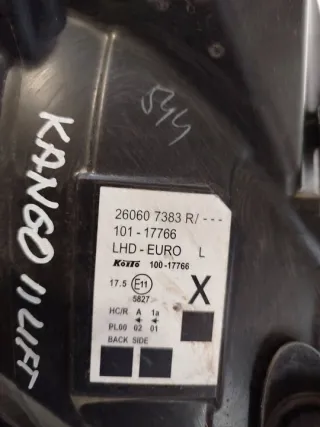 260607383R Фара левая Renault Kangoo 2 Арт e11738413, вид 11