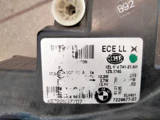 7229677 Фара левая BMW 1 F20/F21 Арт e11736901, вид 3