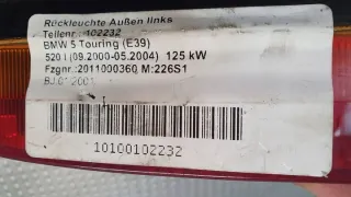 6900213 Фонарь задний левый BMW 5 E39 Арт e11734656, вид 6