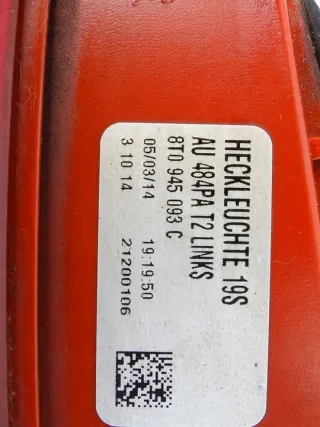 8T0945093C 17432672661 Фонарь задний левый Audi A5 (S5,RS5) 1 Арт e11734427, вид 5