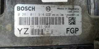 0281011914 55193968 Блок управления двигателем Opel Vectra C  Арт e11731475, вид 3