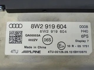 8W2919604 17432311251 Блок навигации Audi A4 B9 Арт e11728209, вид 5