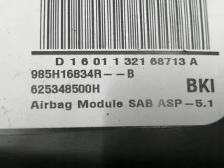 985H16834R Подушка безопасности Renault Captur Арт e11728126, вид 3