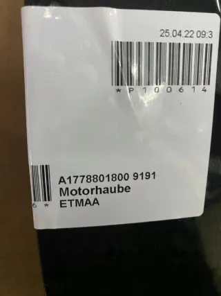 A1778801800 Капот Mercedes A W177 Арт e11717176, вид 6