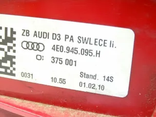 4E0945095H Фонарь задний левый Audi A8 D3 (S8) Арт e11707179, вид 6
