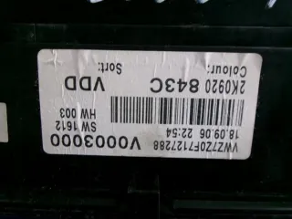 2K0920843C 406TYS Щиток приборов (приборная панель) Volkswagen Caddy 3 Арт e11706632, вид 6