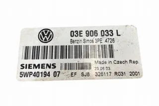 03E906033L Блок управления двигателем Volkswagen Polo 4 Арт e11704322, вид 5