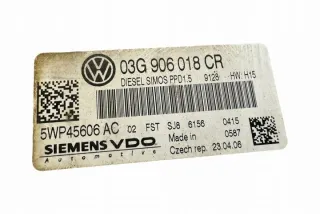 03G906018CR Блок управления двигателем Volkswagen Passat B6 Арт e11704205, вид 5