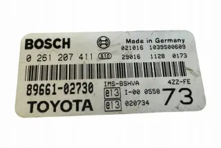 8966102730 Блок управления двигателем Toyota Corolla E120 Арт e11703591, вид 4