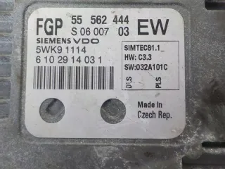 55562444 5WK91114 Блок управления двигателем Opel Zafira B Арт e11702039, вид 2