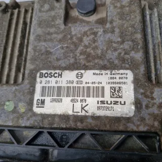 0281011380 12992628 Блок управления двигателем Opel Astra H Арт e11701423, вид 2