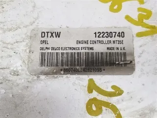 12230740 Блок управления двигателем Opel Astra H Арт e11701409, вид 3