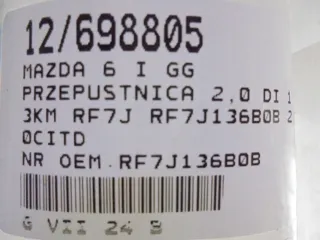 RF7J136B0B 2,0CITD Моновпрыск Mazda 2 DY Арт e11701118, вид 9