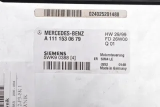 A1111530679 5WK90388 Блок управления двигателем Mercedes C W203 Арт e11700447, вид 3