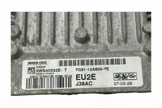 7G9112A650YE Блок управления двигателем Ford Mondeo 4 Арт e11699413, вид 4