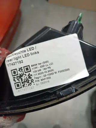 7455942 Крышка багажника (дверь 3-5) BMW 3 G20/G21 Арт e11693547, вид 8