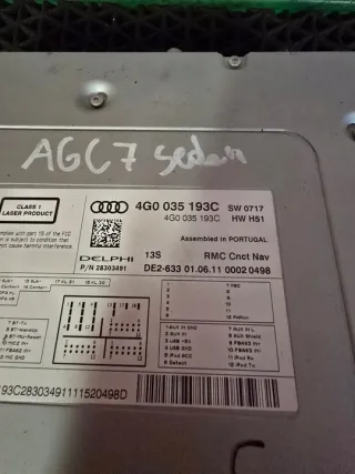 4G0035193C 17314600828 Блок навигации Audi A6 C7 (S6,RS6) Арт e11681606, вид 2