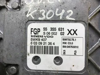 55355631 Блок управления двигателем Opel Vectra C  Арт e11654596, вид 5