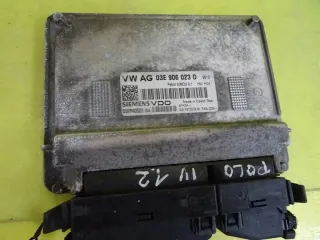03E906023D 5WP40502 NR1691 Блок управления двигателем Volkswagen Polo 4 Арт e11632337, вид 1