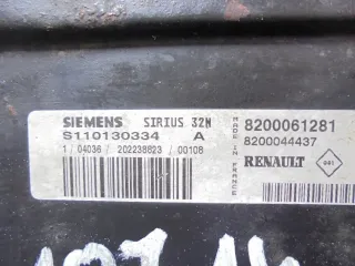 8200061281 S110130334A 8200044437 Блок управления двигателем Renault Clio 2 Арт e11631340, вид 4