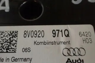 8V0920971Q Щиток приборов (приборная панель) Audi A3 8V Арт e11617196, вид 4