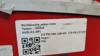 AWU14829 Фонарь задний левый Audi A3 8P Арт e11615172, вид 6
