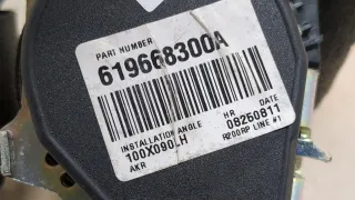 619668300A Ремень безопасности передний левый Citroen Berlingo 2 restailing Арт 20401971, вид 3