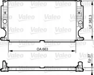735188 Радиатор основной Toyota Avensis VERSO Арт AL12766561879, вид 2