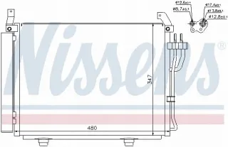 940205 Радиатор кондиционера  Hyundai i10 2 Арт AL13674385712, вид 7