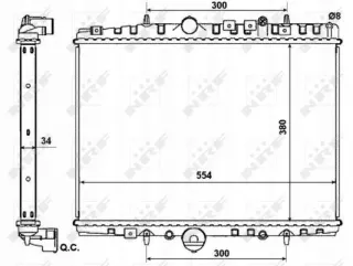 53787 Радиатор основной Citroen C5 2 Арт AL13684381979, вид 2