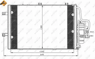 35530 Радиатор кондиционера  Opel Corsa C Арт AL13780067729_2, вид 2
