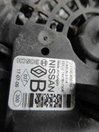 231004BE0B Генератор Nissan Qashqai 2 Арт AL13962021245, вид 2