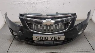 95213424 Бампер передний черный Chevrolet Spark M300 Арт 9022332