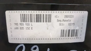  Щиток приборов (приборная панель) Volkswagen Sharan 1 restailing Арт 20407689, вид 4