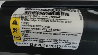 p05108050af Подушка безопасности боковая (шторка) правая Chrysler 300C 2 Арт 7866482, вид 3