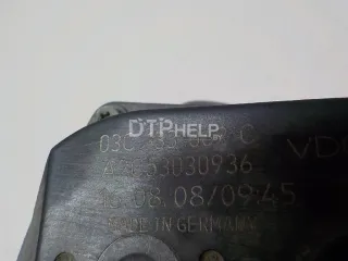 03C133062C Заслонка дроссельная электрическая Seat Ibiza 4 Арт AM52504782, вид 9