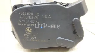 13547556119 Заслонка дроссельная электрическая BMW 3 E90/E91/E92/E93 Арт AM95220708, вид 9