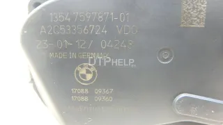 13547597871 Заслонка дроссельная электрическая BMW 5 F10/F11/GT F07 Арт AM95407332, вид 9