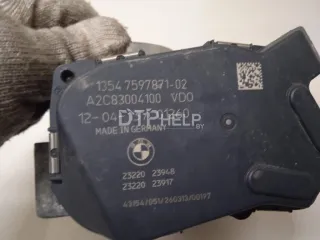 13547597871 Заслонка дроссельная электрическая BMW 5 F10/F11/GT F07 Арт AM23398136, вид 6