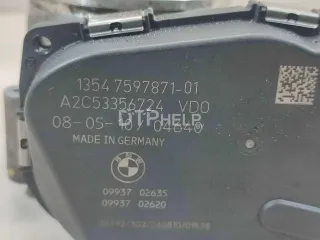 13547597871 Заслонка дроссельная электрическая BMW 5 F10/F11/GT F07 Арт AM23712754, вид 2