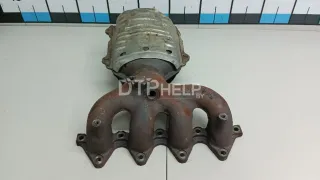 2851026250 Коллектор выпускной Kia Rio 2 Арт AM103069106, вид 12