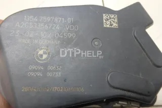 13547597871 Заслонка дроссельная электрическая BMW 5 F10/F11/GT F07 Арт AM70545719, вид 6