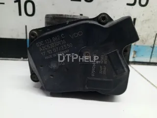 03C133062C Заслонка дроссельная электрическая Seat Ibiza 4 Арт AM31609900, вид 6