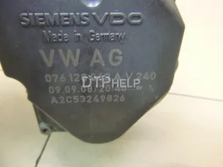 076128063A Заслонка дроссельная электрическая Volkswagen Touareg 1 Арт AM100555516, вид 9