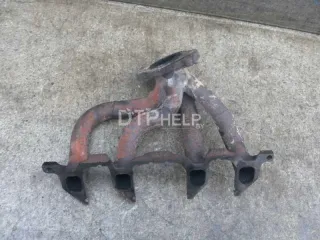  Коллектор выпускной Renault Megane 1 Арт AM12136359, вид 2