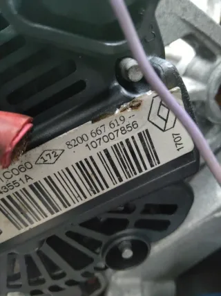 8200667619 Генератор Renault Scenic 2 Арт 93284, вид 4
