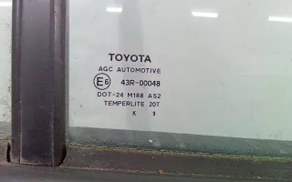 DOT-24 Стекло двери задней правой Toyota Yaris 2 Арт 2_57766, вид 2