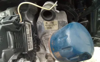 8200267937 Теплообменник масляного фильтра Renault Megane 2 Арт 2_54408, вид 2