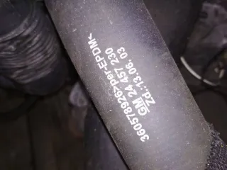 24457230,360578926 Патрубок (трубопровод, шланг) Opel Corsa C Арт 2_19979, вид 3